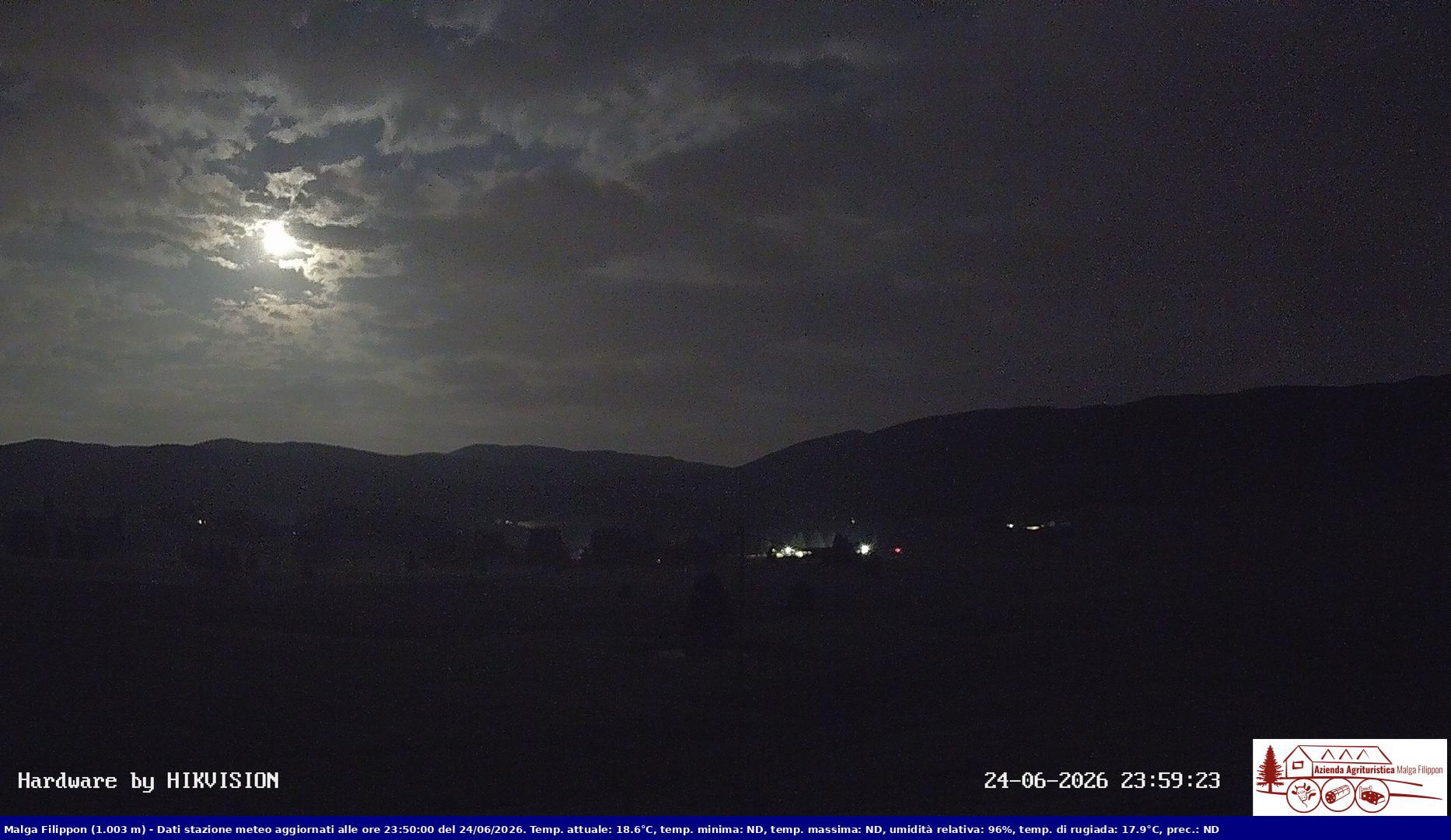 time-lapse frame, Pian Cansiglio - Agriturismo Malga Filippon webcam