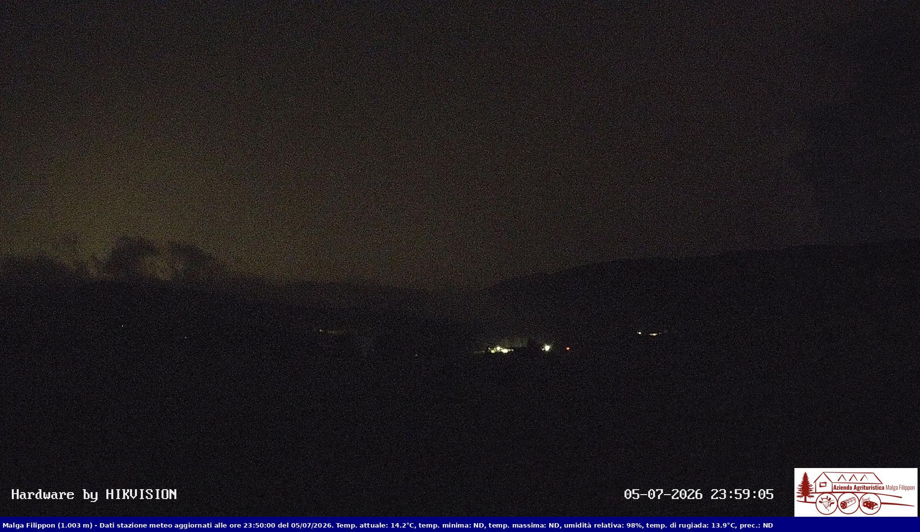 time-lapse frame, Pian Cansiglio - Agriturismo Malga Filippon webcam