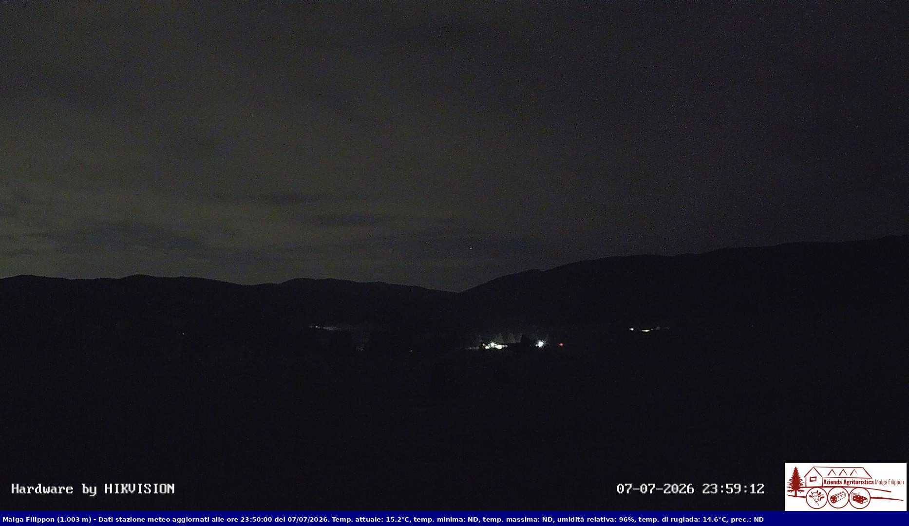time-lapse frame, Pian Cansiglio - Agriturismo Malga Filippon webcam