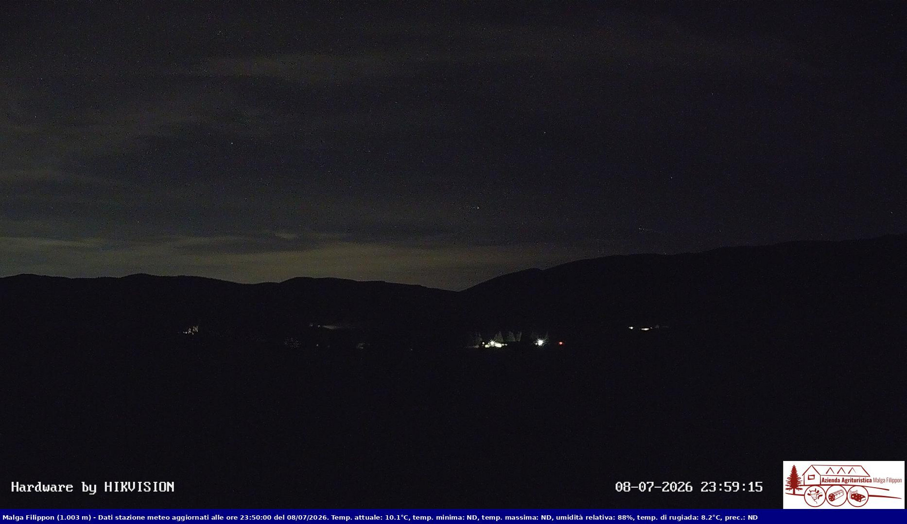 time-lapse frame, Pian Cansiglio - Agriturismo Malga Filippon webcam