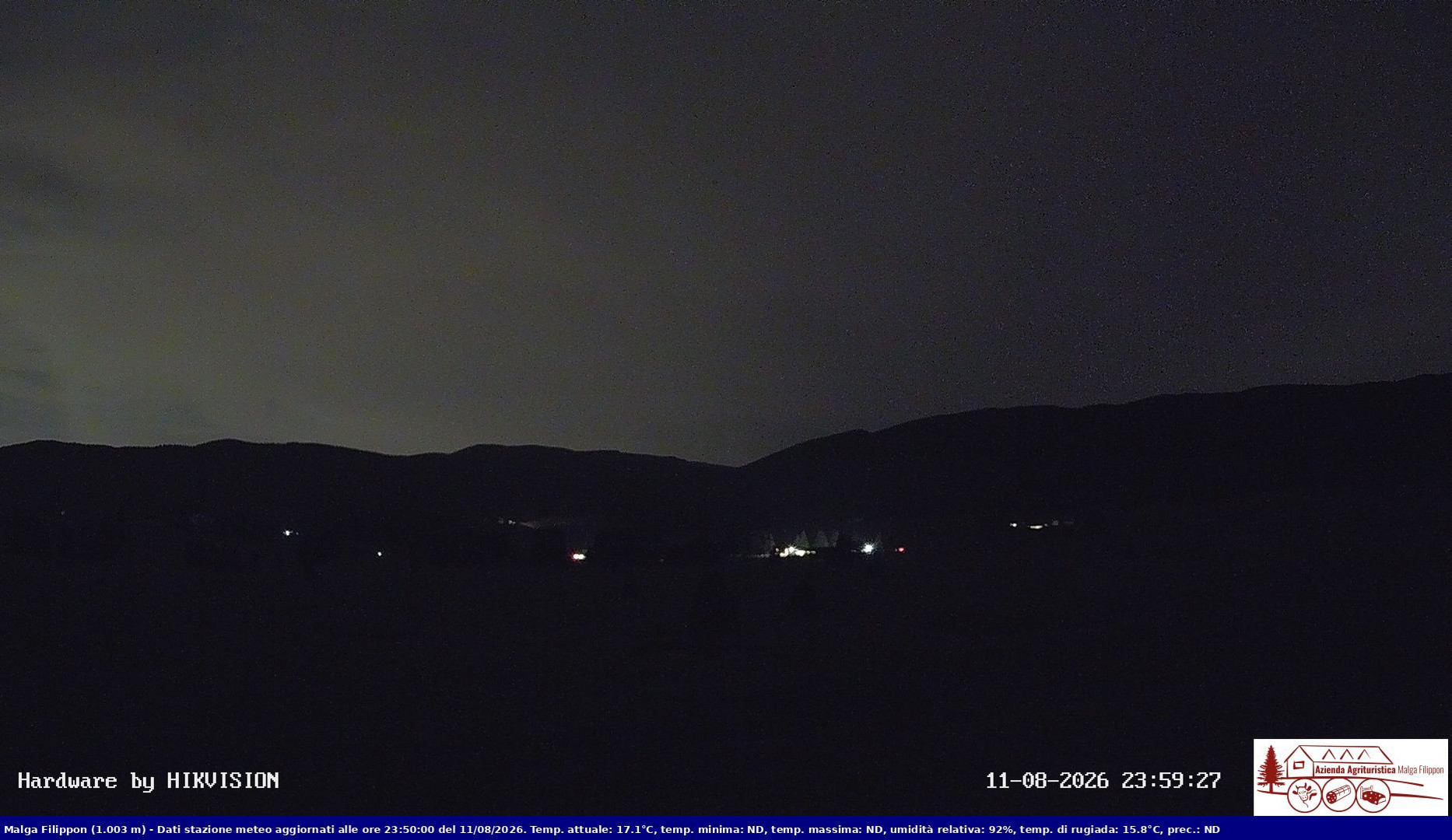 time-lapse frame, Pian Cansiglio - Agriturismo Malga Filippon webcam