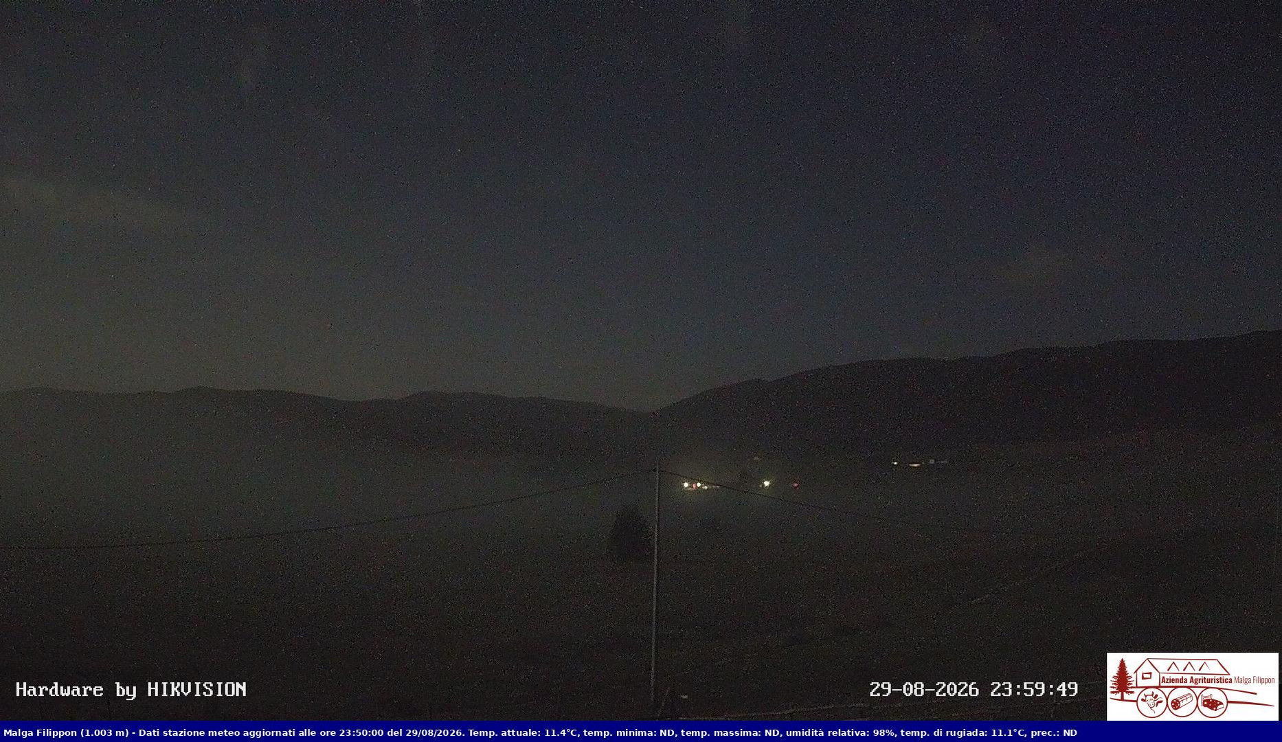 time-lapse frame, Pian Cansiglio - Agriturismo Malga Filippon webcam