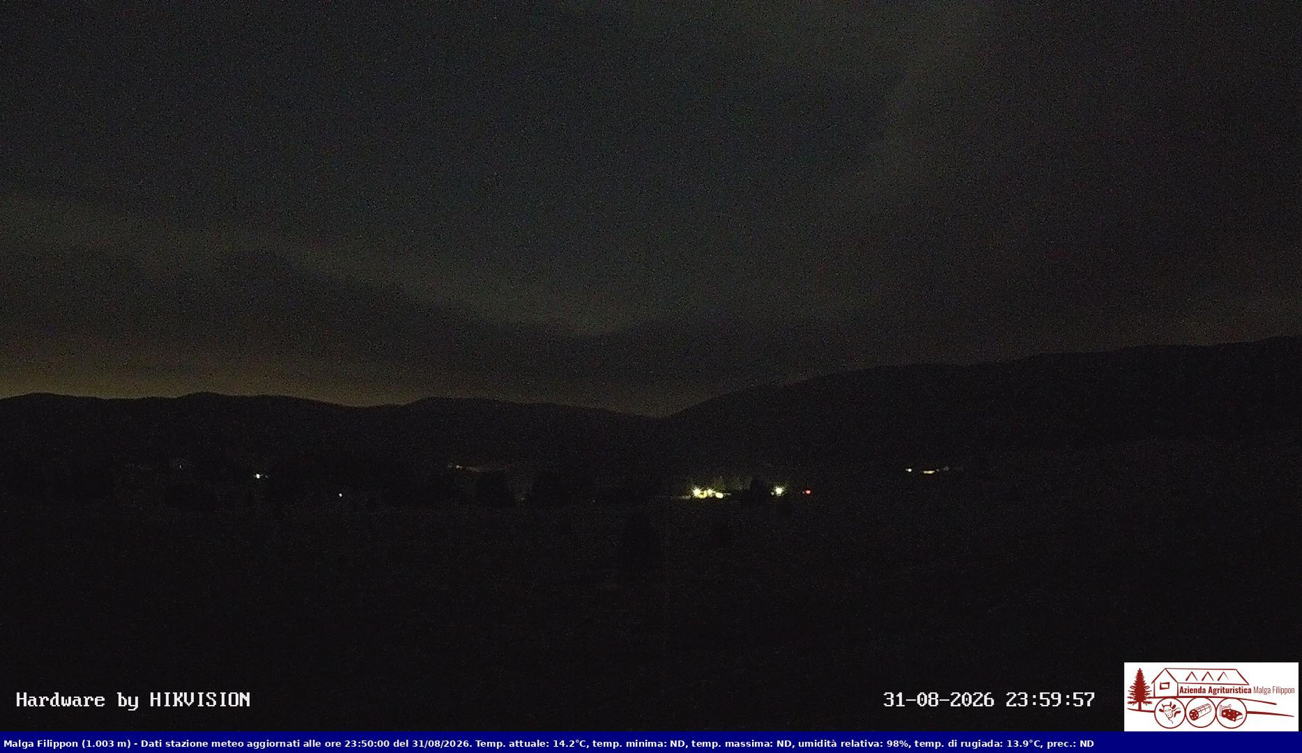 time-lapse frame, Pian Cansiglio - Agriturismo Malga Filippon webcam