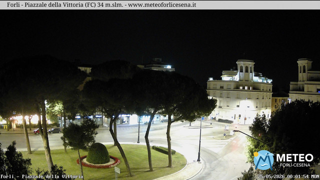 time-lapse frame, Forlì - Piazzale della Vittoria webcam