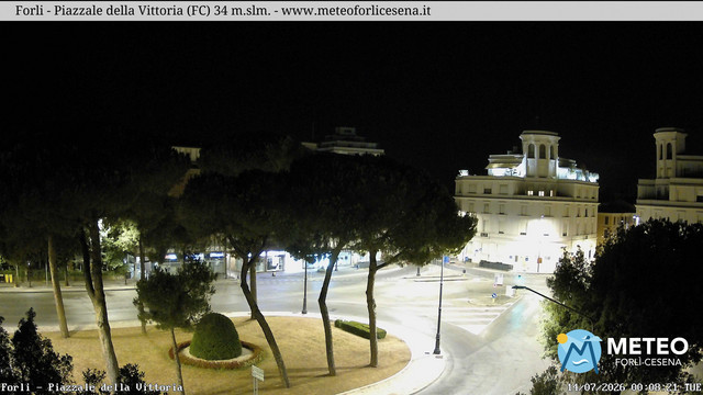 time-lapse frame, Forlì - Piazzale della Vittoria webcam