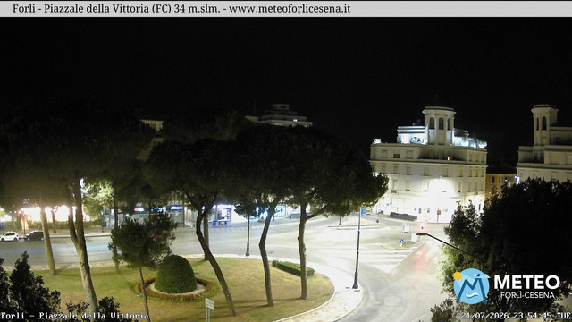 time-lapse frame, Forlì - Piazzale della Vittoria webcam