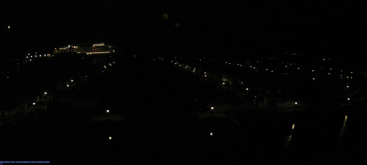 time-lapse frame, Seward Harbor webcam
