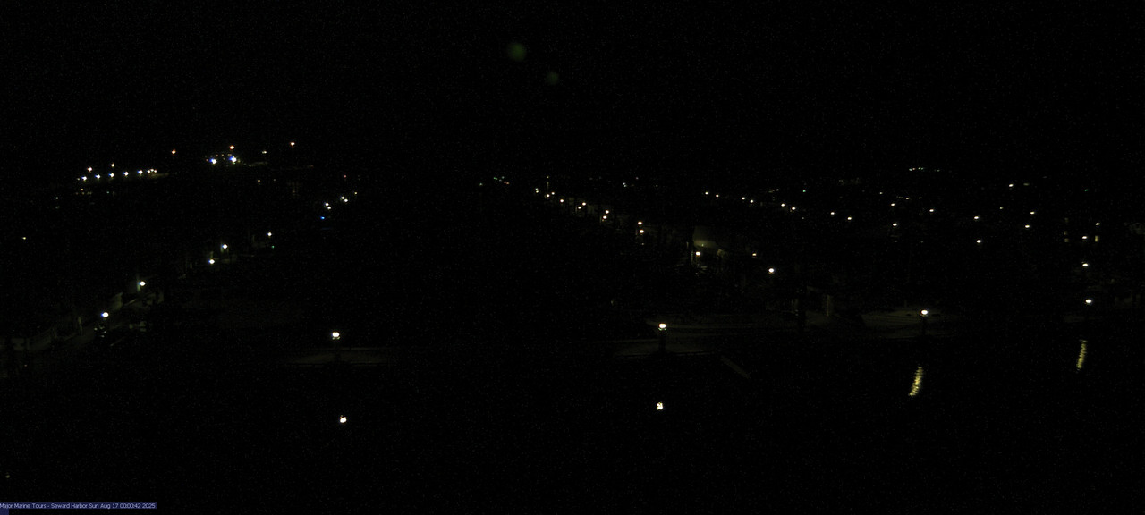 time-lapse frame, Seward Harbor webcam