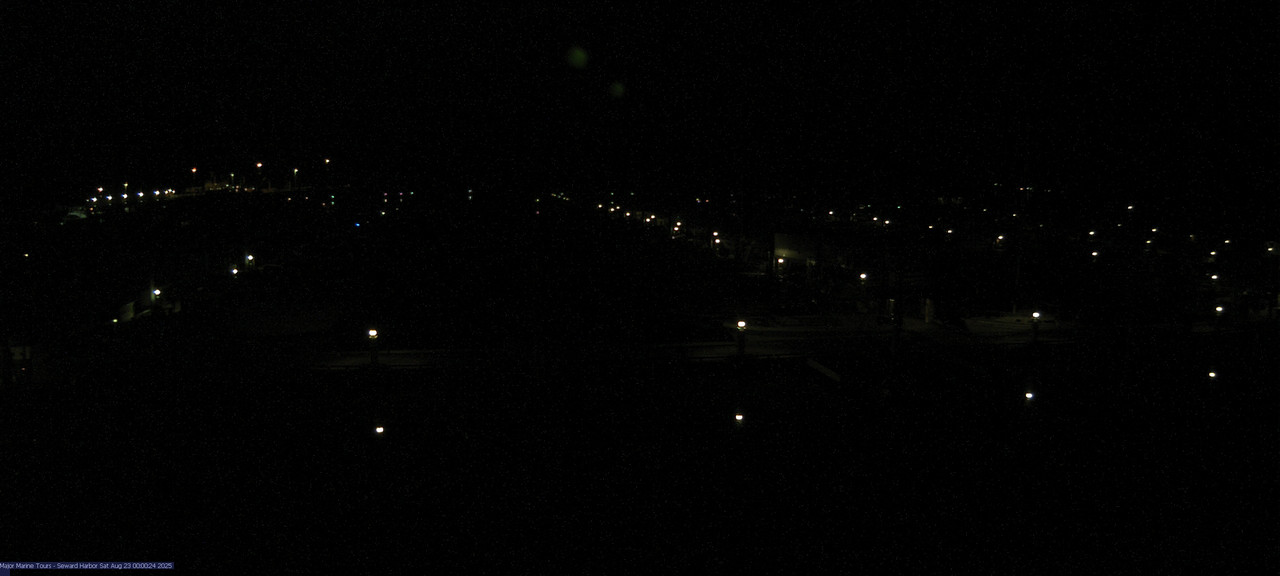 time-lapse frame, Seward Harbor webcam