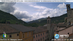 view from Portico di Romagna on 2025-08-20