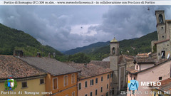view from Portico di Romagna on 2025-08-21