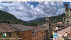 view from Portico di Romagna on 2025-08-23