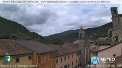 view from Portico di Romagna on 2025-08-24
