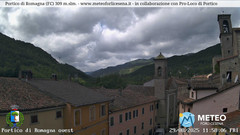 view from Portico di Romagna on 2025-08-29