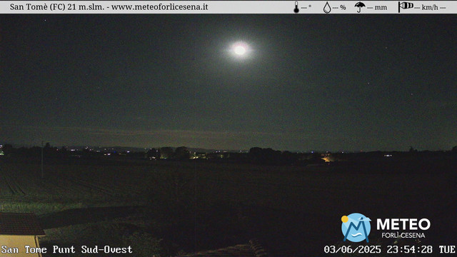 time-lapse frame, San Tomè webcam