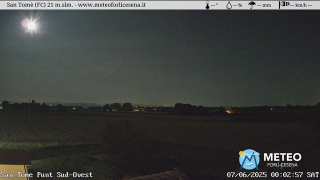 time-lapse frame, San Tomè webcam