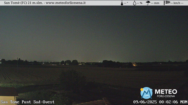 time-lapse frame, San Tomè webcam