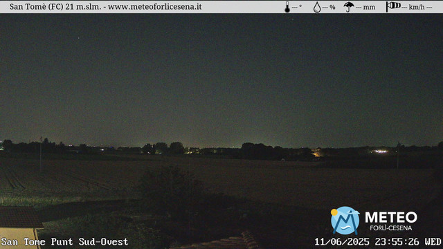 time-lapse frame, San Tomè webcam