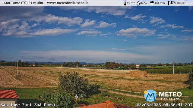 time-lapse frame, San Tomè webcam