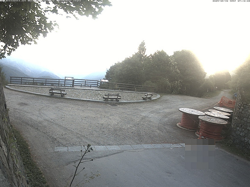 time-lapse frame, Bielmonte Bocchetto Sessera webcam
