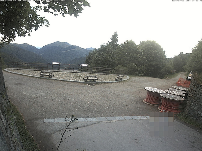 time-lapse frame, Bielmonte Bocchetto Sessera webcam
