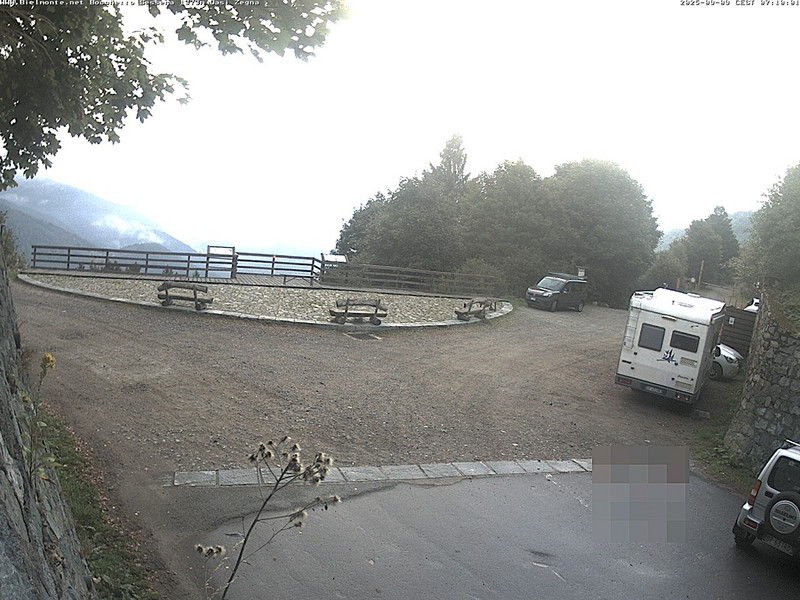 time-lapse frame, Bielmonte Bocchetto Sessera webcam