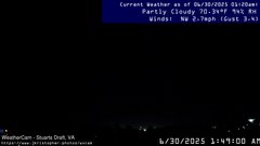 view from Stuarts Draft, VA on 2025-06-30