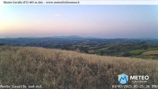 time-lapse frame, Monte Cavallo Sud-Est webcam