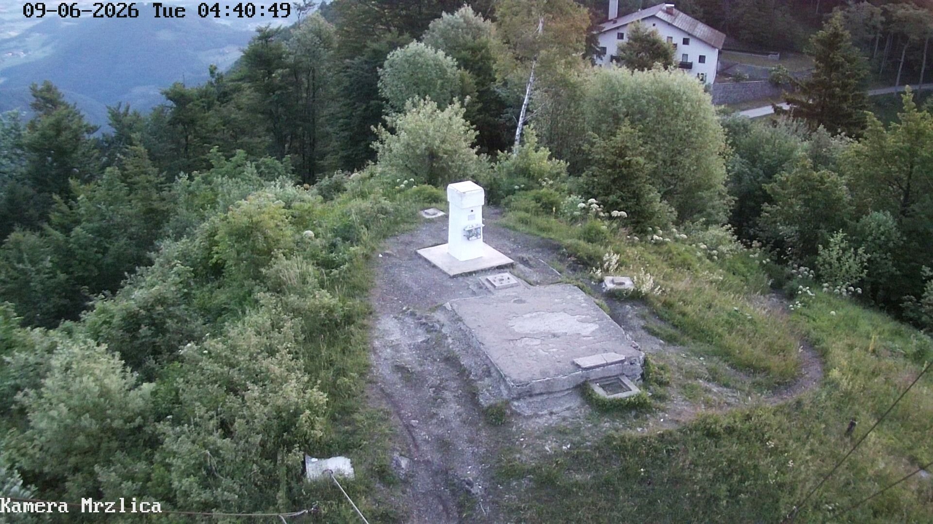 time-lapse frame, Mrzlica - stolp webcam