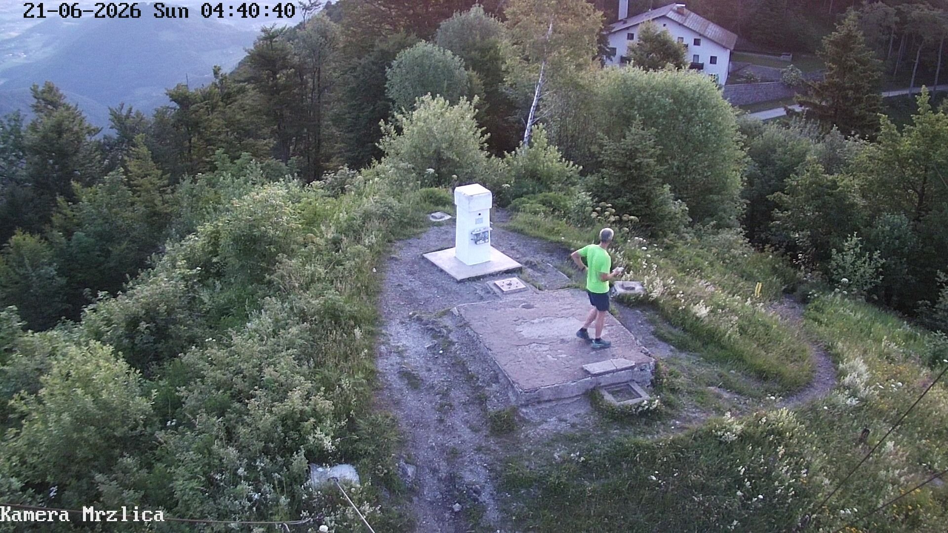time-lapse frame, Mrzlica - stolp webcam
