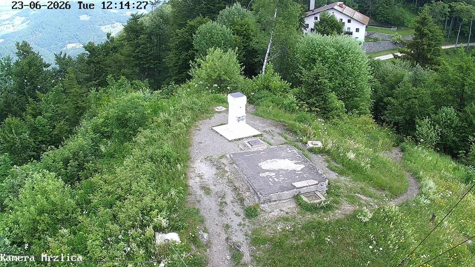time-lapse frame, Mrzlica - stolp webcam