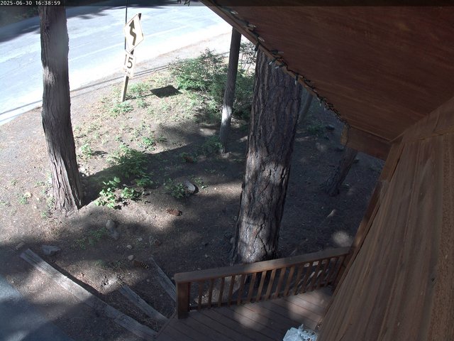 time-lapse frame, Tahoe Woods webcam