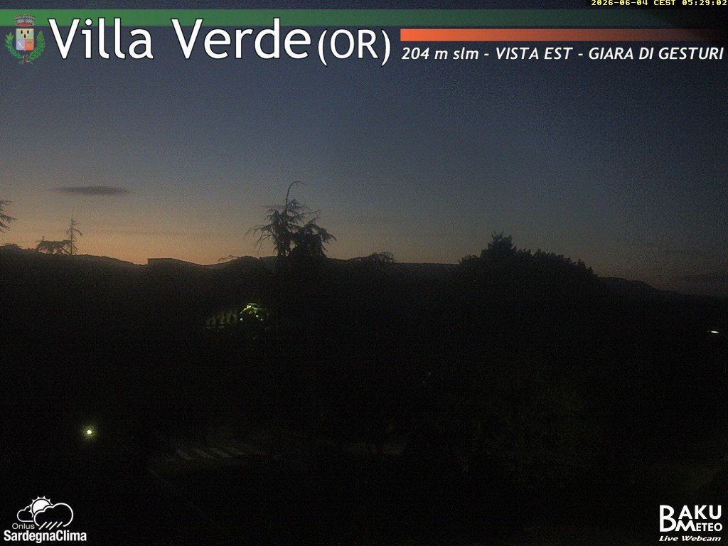 time-lapse frame, Baini Est webcam
