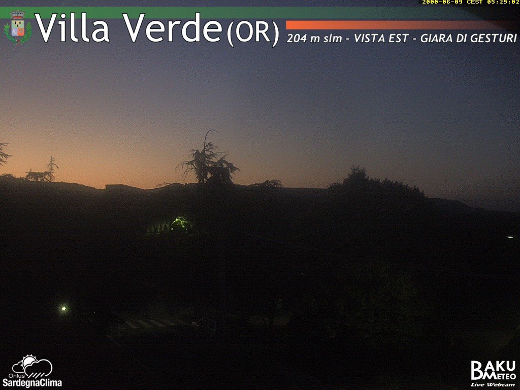 time-lapse frame, Baini Est webcam