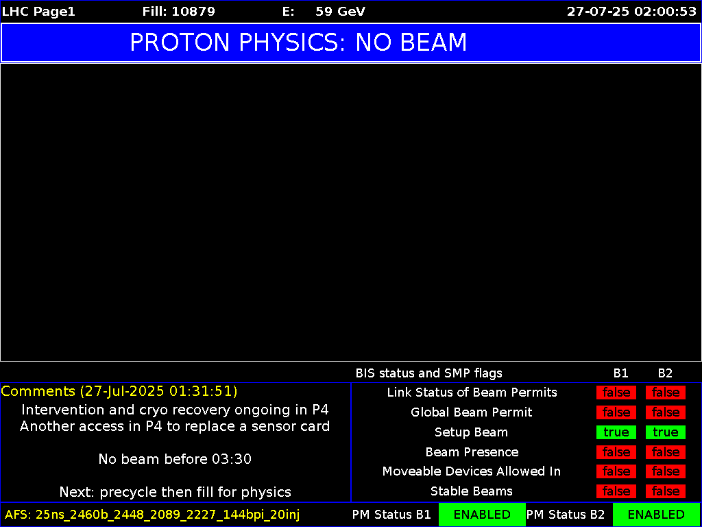 time-lapse frame, LHC Page 1 webcam