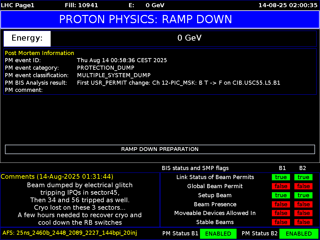 time-lapse frame, LHC Page 1 webcam
