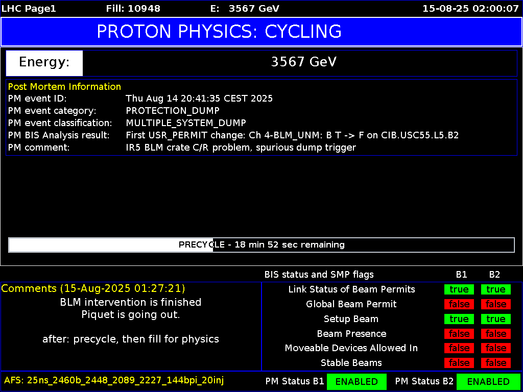 time-lapse frame, LHC Page 1 webcam