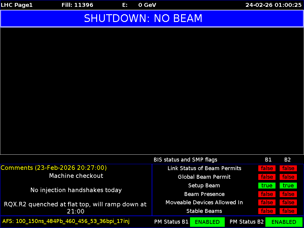 time-lapse frame, LHC Page 1 webcam
