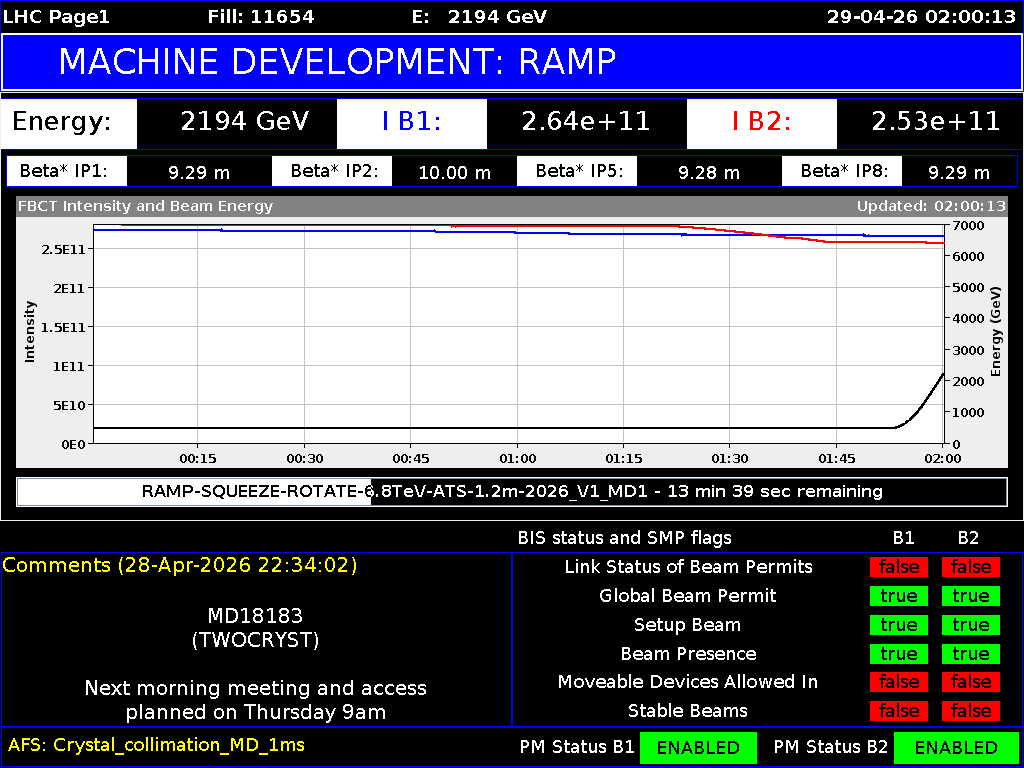time-lapse frame, LHC Page 1 webcam