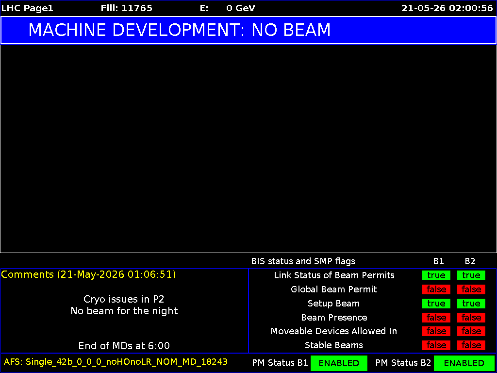 time-lapse frame, LHC Page 1 webcam
