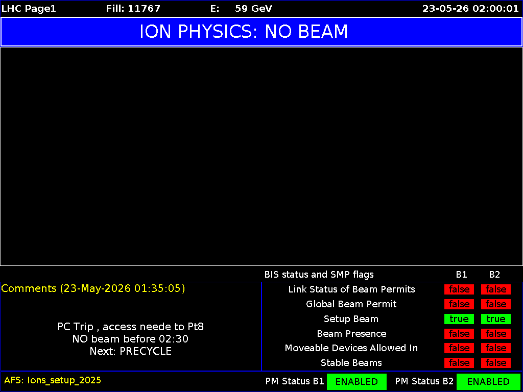 time-lapse frame, LHC Page 1 webcam