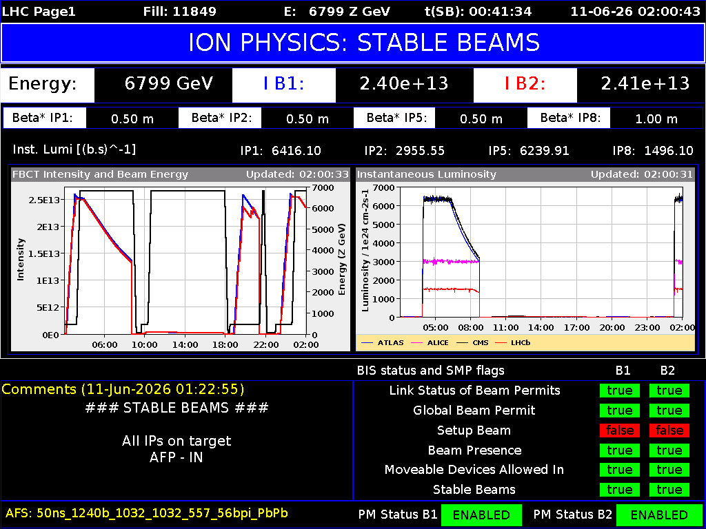 time-lapse frame, LHC Page 1 webcam