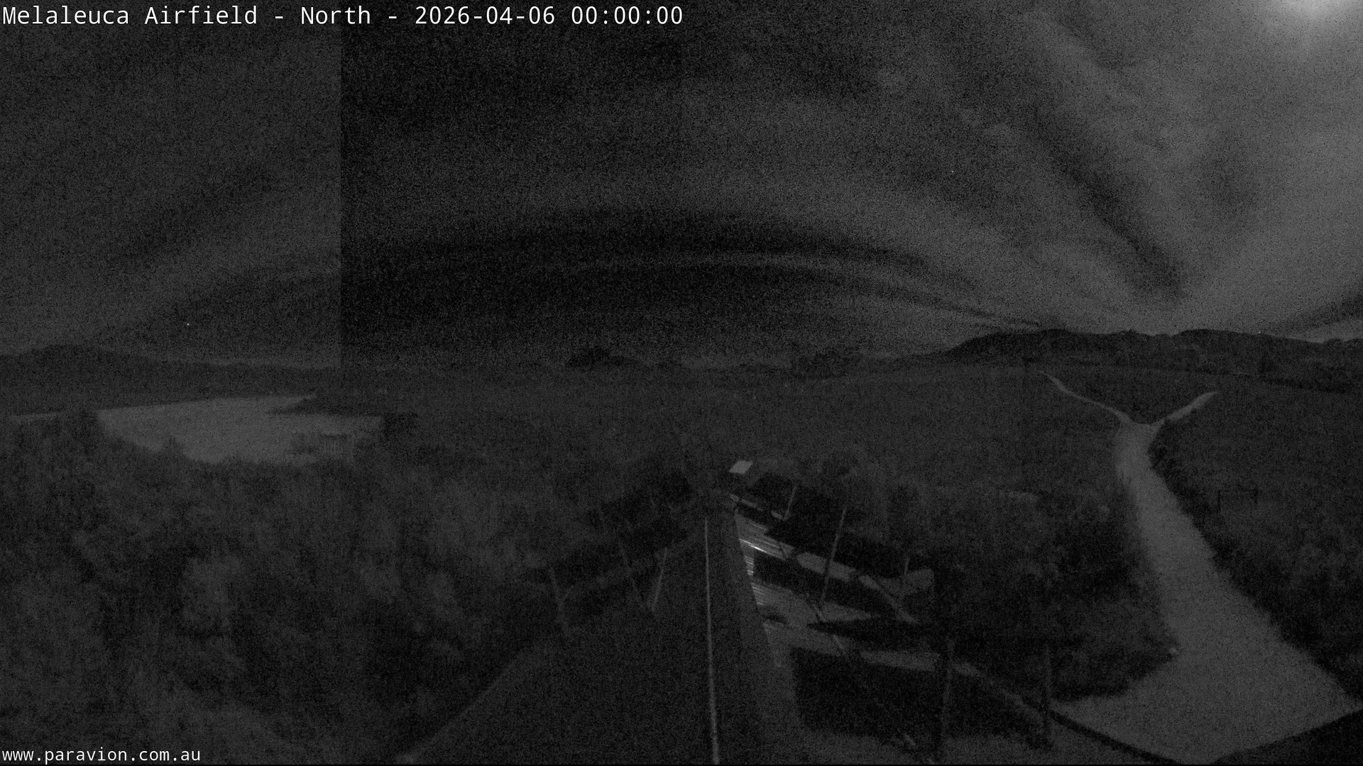 time-lapse frame, Melaleuca Airfield - North webcam