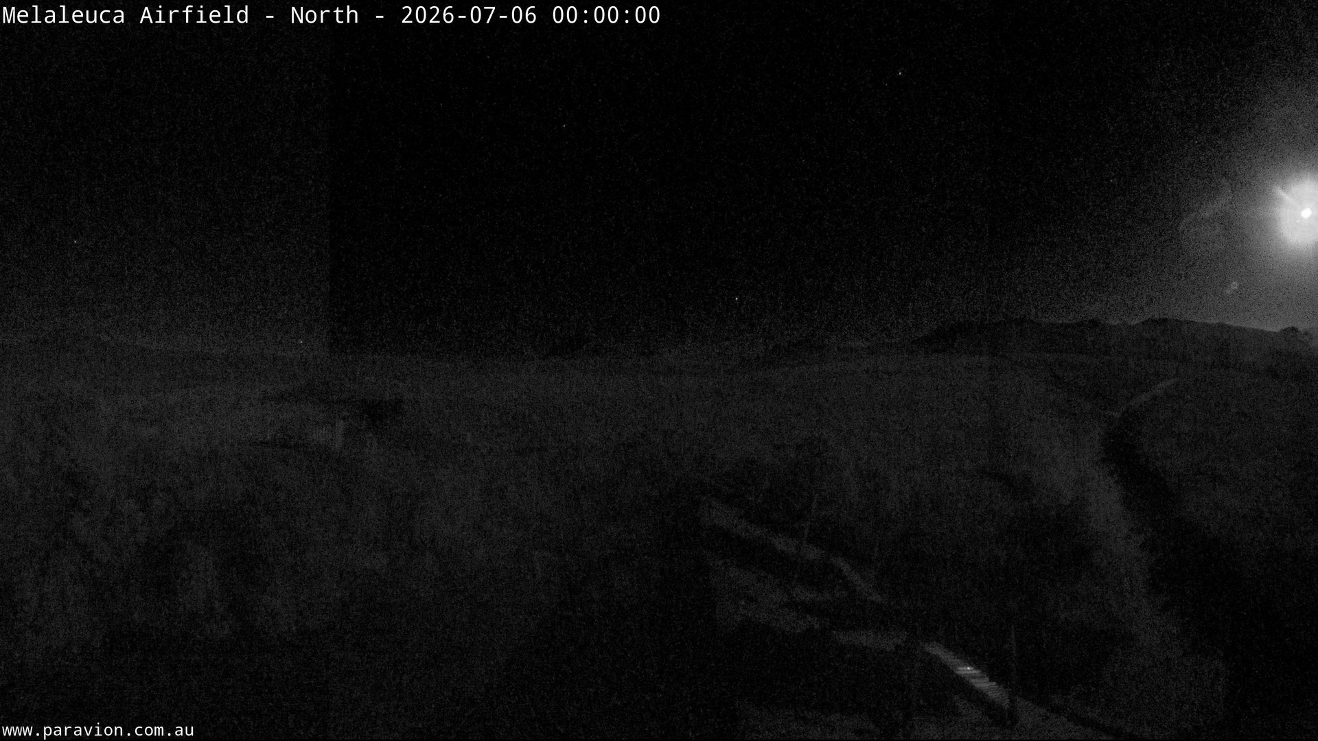 time-lapse frame, Melaleuca Airfield - North webcam