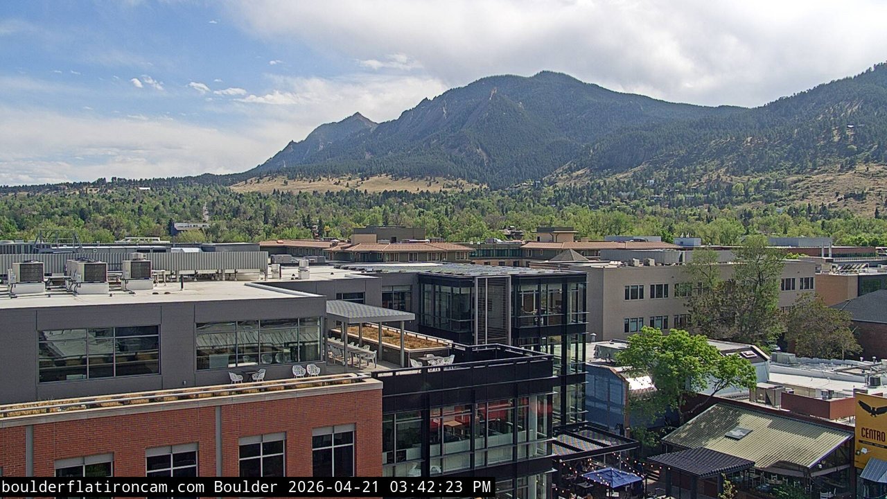 time-lapse frame, Boulder daily time-lapse webcam