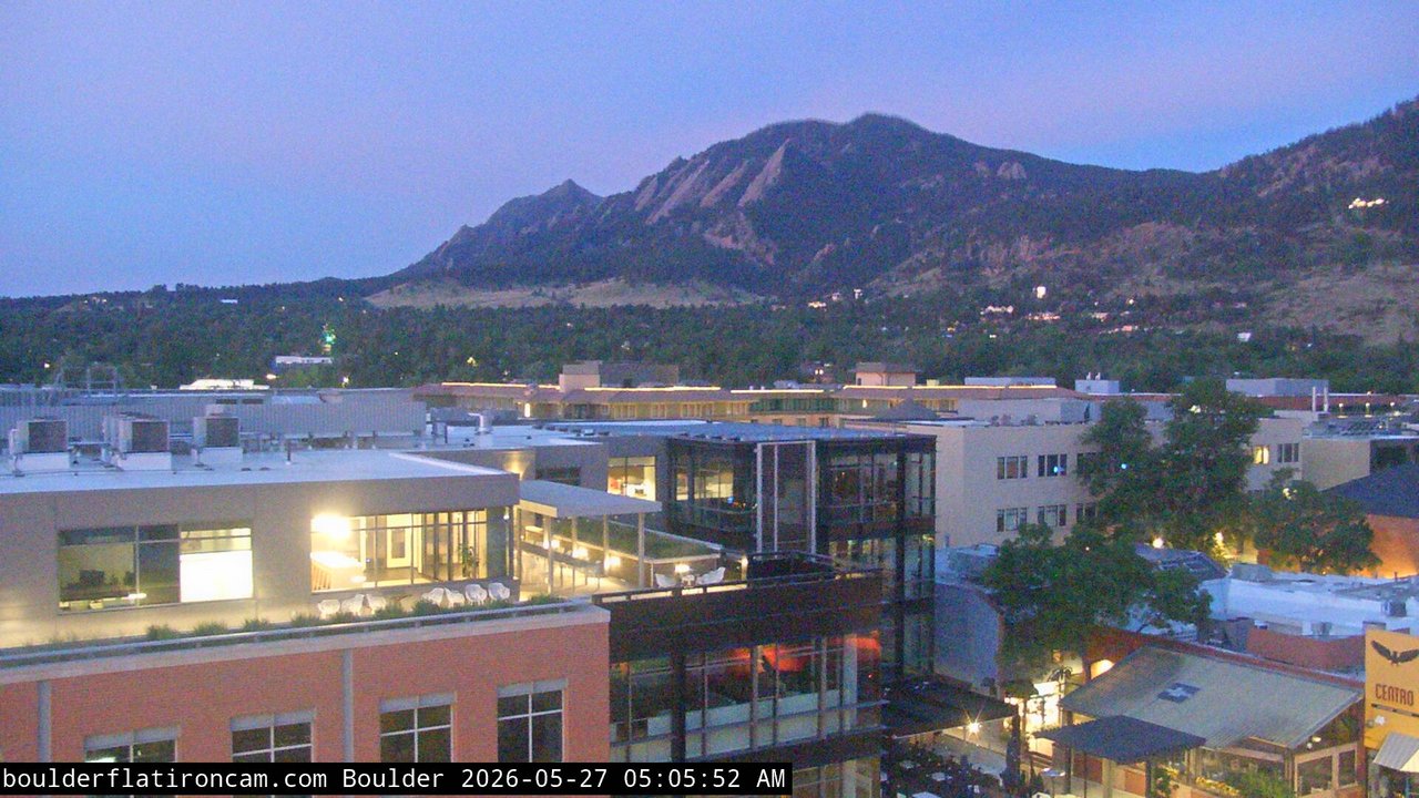 time-lapse frame, Boulder daily time-lapse webcam