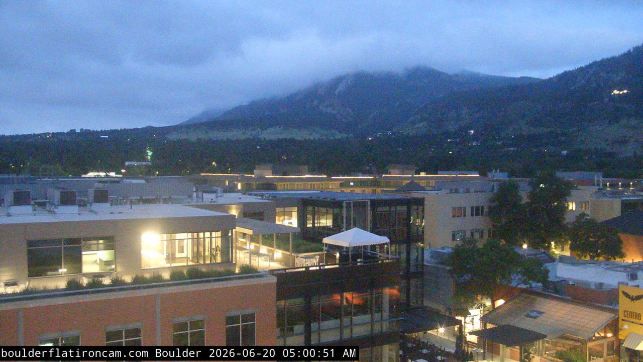 time-lapse frame, Boulder daily time-lapse webcam