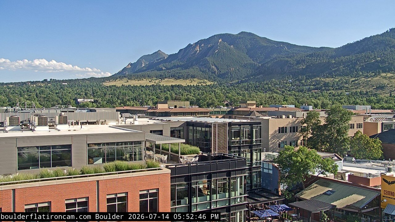time-lapse frame, Boulder daily time-lapse webcam