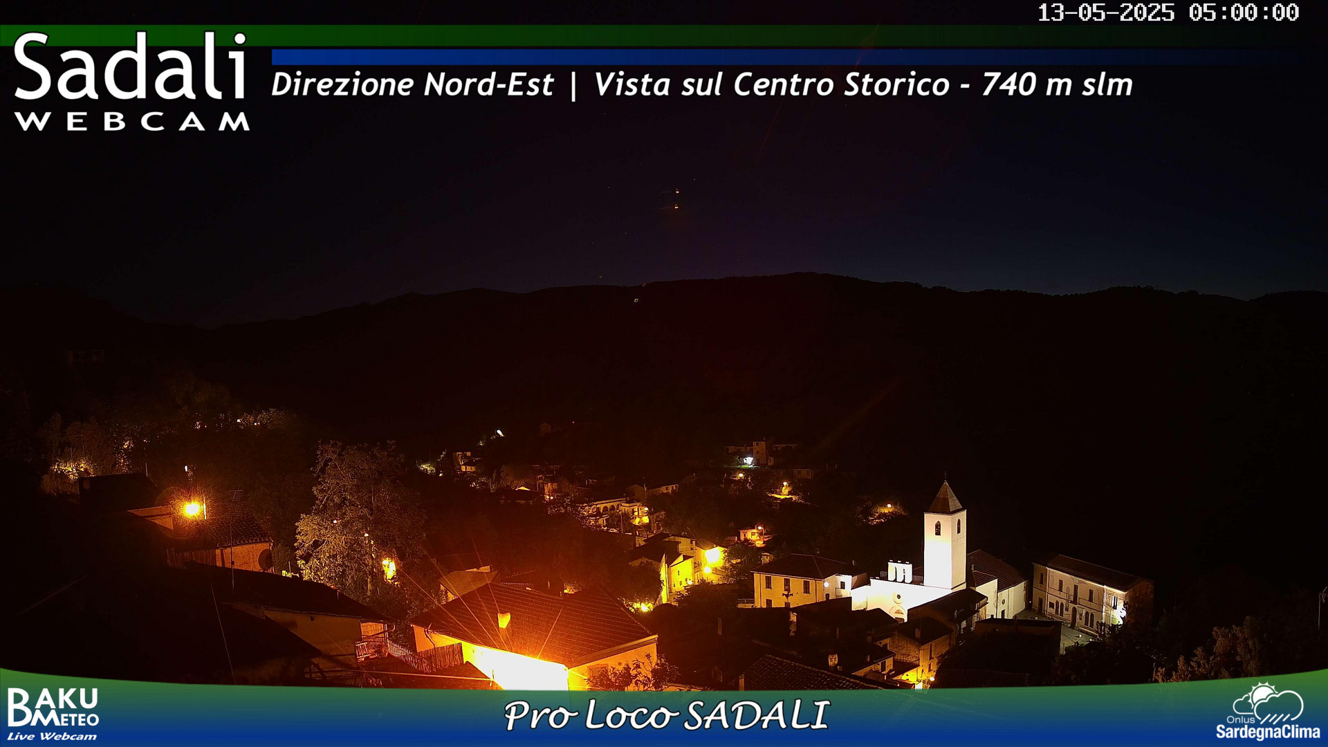 time-lapse frame, Sadali webcam