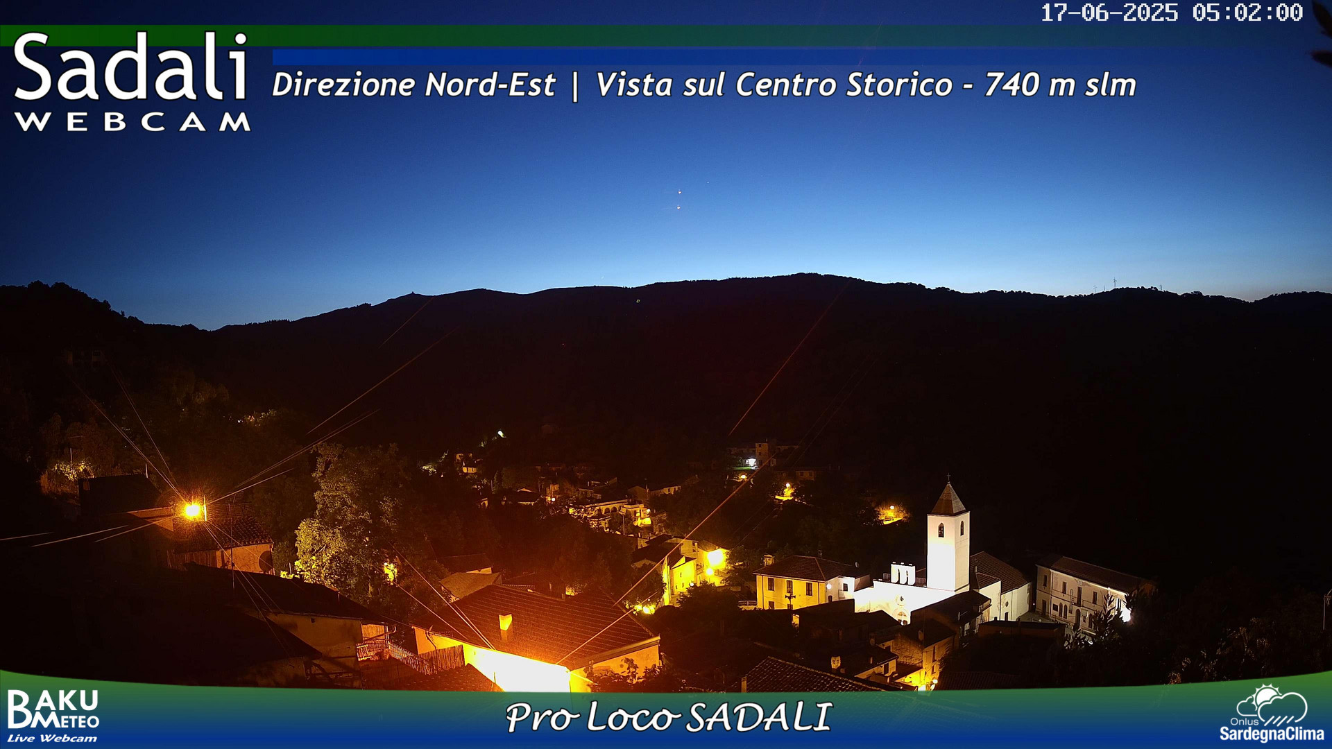 time-lapse frame, Sadali webcam
